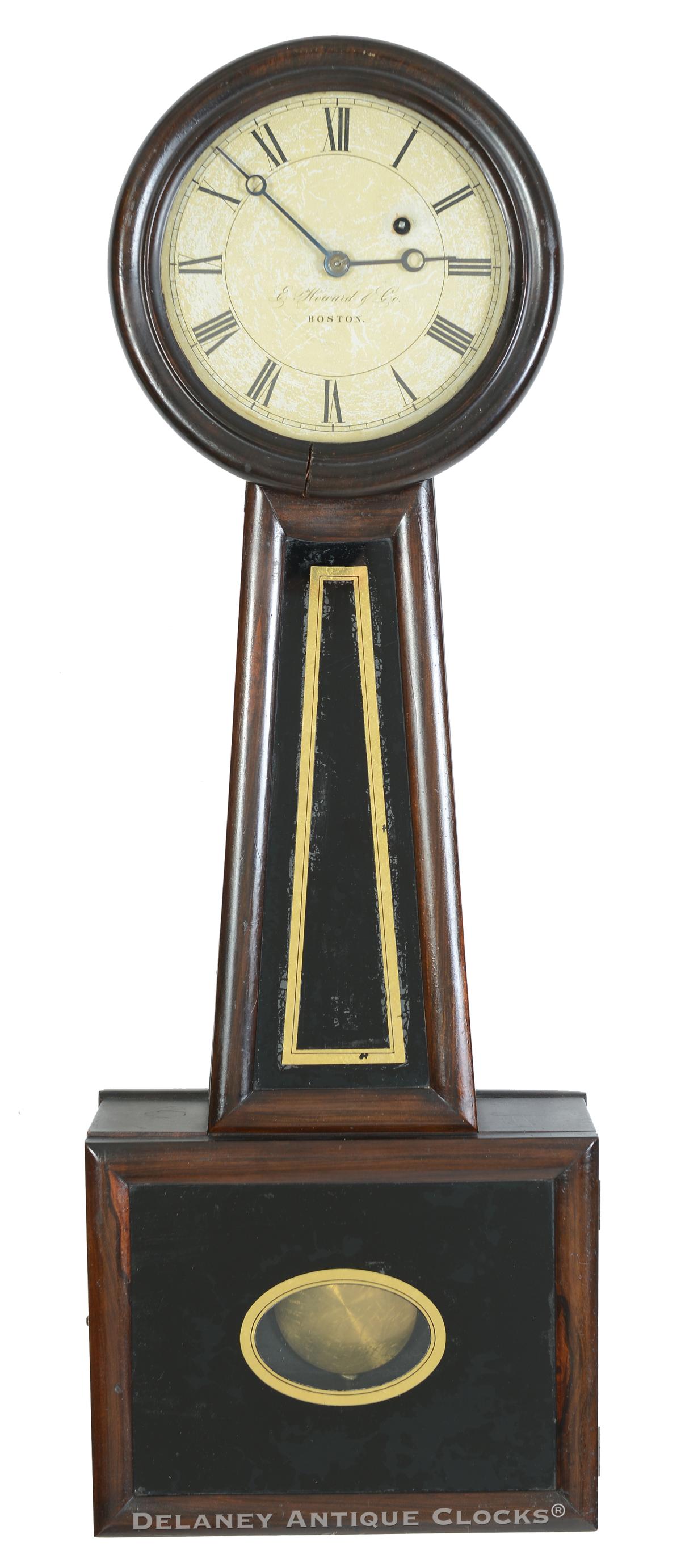 E. Howard & Company Model No. 5-Square bottom wall timepiece, commonly known as a 'Banjo clock.' 224153.