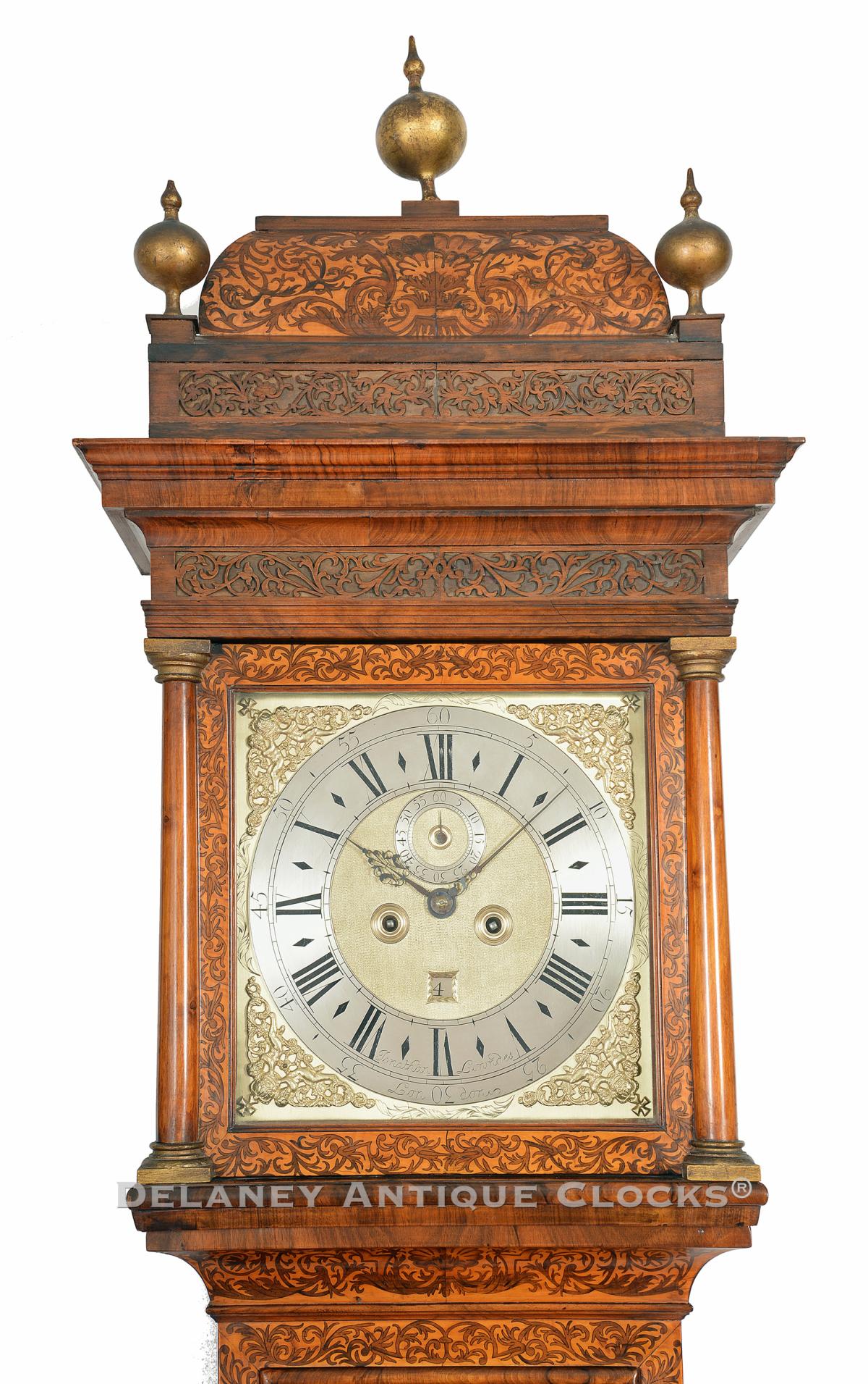 Jonathan Lowndes. London. Tall clock.  VV-30.