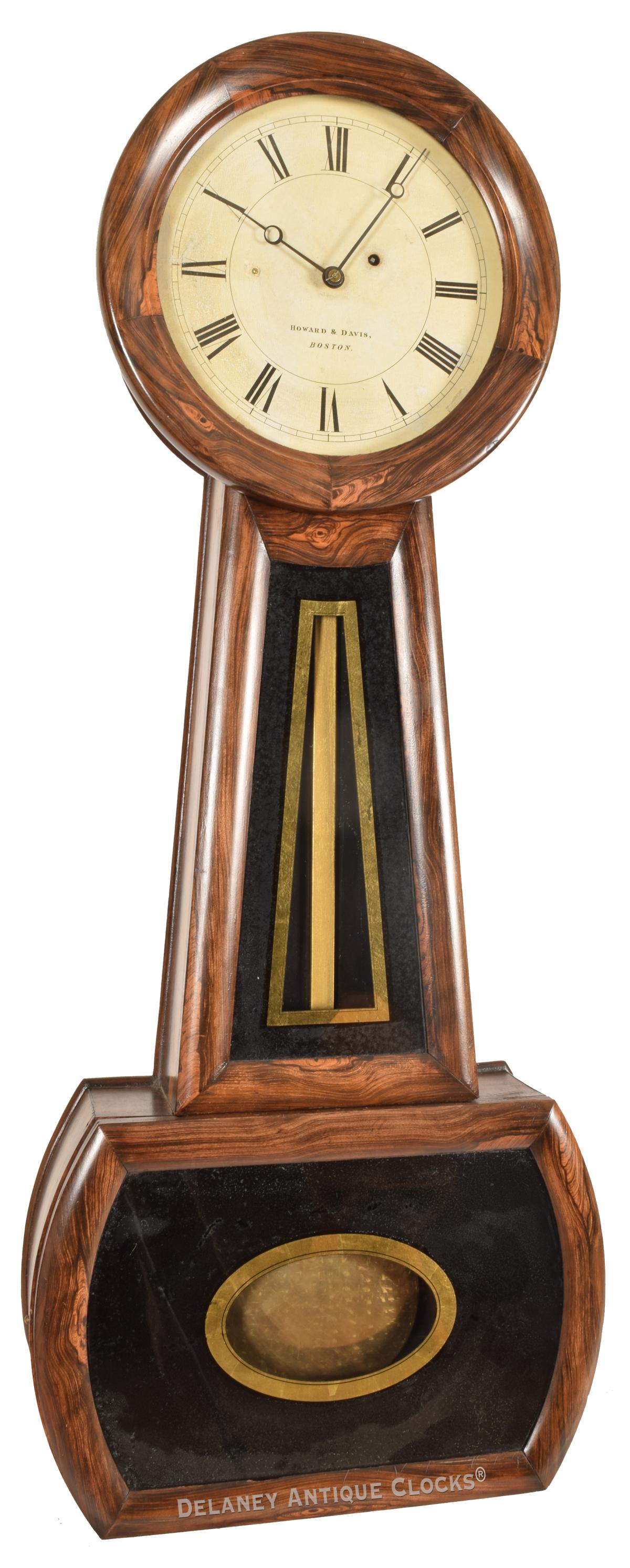 Howard & Davis Model No. 2 wall timepiece. 224126. Delaney Antique Clocks.