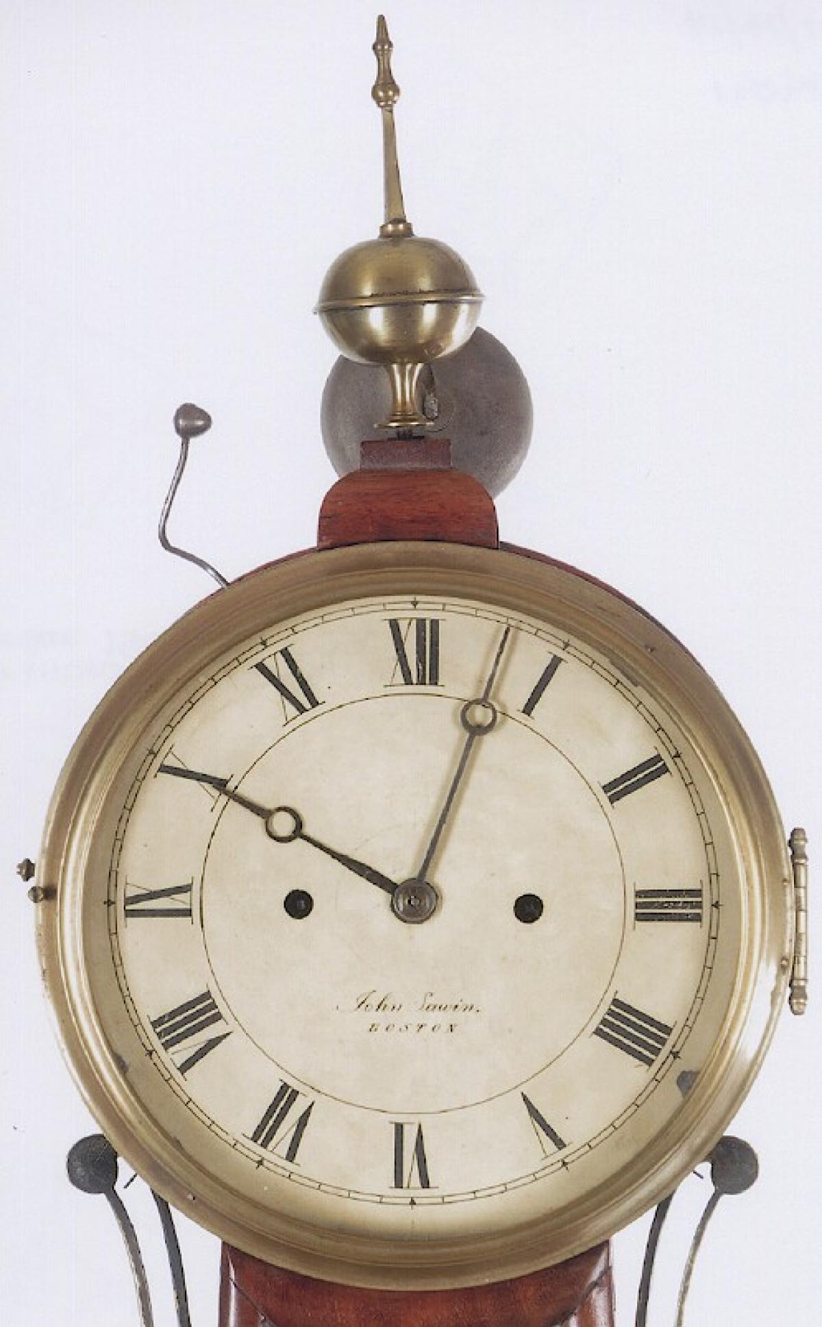 John Sawin wall clock. Boston, Massachusetts. 214091.