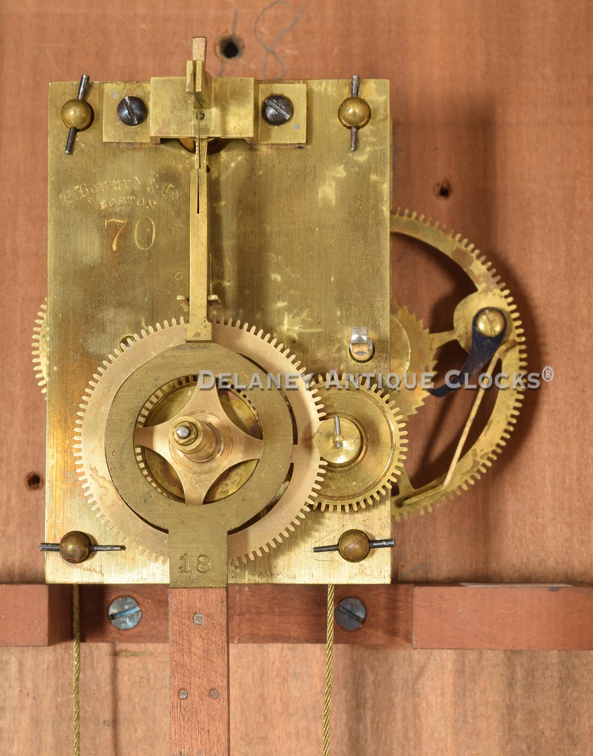 E. Howard & Co. movement. 222001. Delaney Antique clocks.