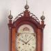 Abel Hutchins of Concord, New Hampshire. A country tall case clock in maple. 29113.