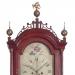 Abel Stowell working in Worcester, MA. A cross-banded cherry cased tall clock. GG-200.