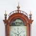 Attributed to Jonah Edson of Bridgewater, Massachusetts. A Clockmaker and Brass Founder. An inlaid cherry case tall clock. RR-35.