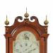 An inlaid cherry case tall clock attributed to the Stillman family of clockmakers working in Westerly, Rhode Island. 218003