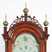 An inlaid mahogany case tall clock made by William Cummens of Roxbury, Massachusetts. 28122.