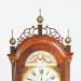 Enoch Burnham of Paris, Maine. A mahogany cased tall clock. AAA-16.