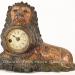 A winking lion shelf clock. 218057. Delaney Antique Clocks.