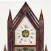 Birge & Fuller Steeple on Steeple Clock. Wagon spring power. Shelf clock. JJ-256.