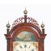 Elnathan Taber, Roxbury, Massachusetts. This cross-banded mahogany case tall clock features a rocking ship automated dial. XX-7.