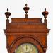 Isaac Pearson of Burlington, New Jersey. A tiger maple tall cased clock. Considered by many to be New Jersey's first Clockmaker. ZZ-51.