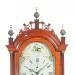 E. Willard Clock. Boston, Massachusetts. An inlaid mahogany cased tall clock. UU-26.