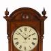  Seth Thomas Office Calendar No. 10 in cherry. A double dial wall clock. 223046. Delaney Antique Clocks.