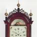 William Cummens grandfather clock with rocking ship dial. SS-9.