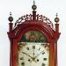 Benjamin Swan tall clock with a rocking ship automated dial. VV-33.