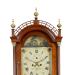 Edward Moulton of Saco, Maine. A cherry case tall clock featuring a rocking ship automated dial. CCC-64.