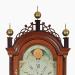 Simon Willard inlaid mahogany case tall clock. YY-1.