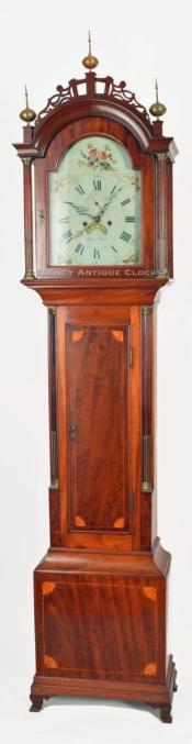 Aaron Willard of Boston, Massachusetts. This tall case clock. 214012. Delaney Clocks.