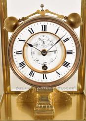 This exceptional French-made Crystal Regulator table clock. Year running. 222004.