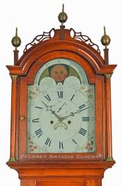 James C. Cole clock. PP-162. Delaney Antique Clocks.