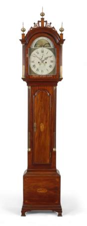 Aaron Willard Grandfather Clock. The dial attributed to John Minot. XXSL22