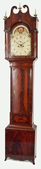 Wood & Taylor tall clock case. Florida, New York. XXSL-56.