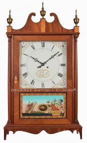 Elmer Stennes Pillar and Scroll. M.C.I.P. 1970. 222052. Delaney Antique Clocks.