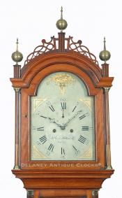 Aaron Willard Jr. tall clock hood. PP125 Delaney clocks.