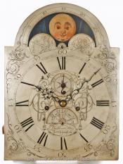 Baldwin & Storrs of Northampton, MA. Grandfather clock dial. SS-131. Delaney Antique Clocks.