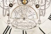 Baldwin & Storrs clock. SS-131. Delaney Antique Clocks.