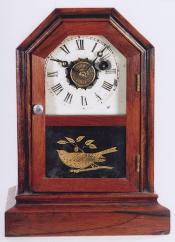 Time and alarm Atkins cottage clock. TT-86. Delaney Clocks.