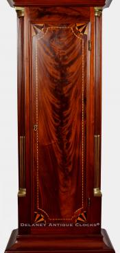 Stephen Badlam tall clock door. XX35. Delaney Antique Clocks.