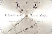 E. Howard Astronomical Regulator Clock dial. 214105