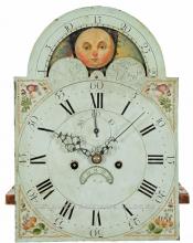 Tall Clock dial. 216070. Delaney Antique Clocks.