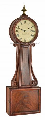 Nehemiah Dodge of Providence, Rhode Island. Banjo clock. 222065