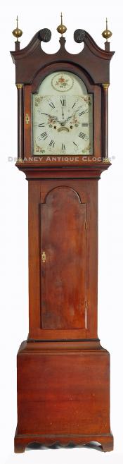 Benjamin Clark Gilman of Exeter, NH. Tall clock. 27146 Delaney Antique Clocks.