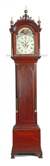 Simon Willard of Roxbury, Massachusetts. An outstanding tall case clock. NN72.