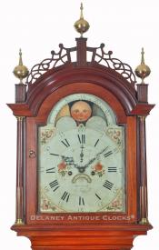 Elnathan Taber of Roxbury, Massachusetts. Tall case clock. 212117