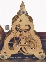 Louis Bernhard. Bloomsburg, PA. Strike train. 219015. Delaney Antique Clocks.