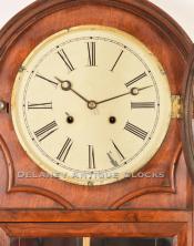 Atkins Clock Company of Bristol, Conn. 1876 Round Top 8-day Regulator dial. 216024. Delaney Antique Clocks.