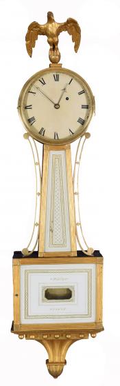 Simon Willard's Patent Timepiece. 2190011. Delaney Antique Clocks.