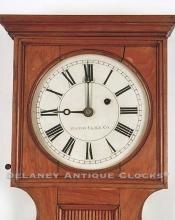 Boston Clock Co., Boston, MA. No. 4. A wall timepiece. 2457. Delaney Antique Clocks.