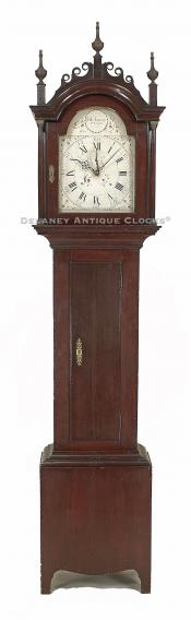  Jesse Emory of Weare, New Hampshire. Wooden geared tall case clock. JJ-239