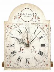  Jesse Emory of Weare, New Hampshire. Wooden geared tall case clock. JJ-239.