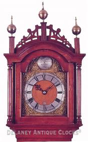 A & C Edwards of Ashby, Massachusetts. No. 211. Tall clock. RR-70. Delaney Antique Clocks.