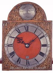 A & C Edwards Ashby, Mass. No. 211. Tall clock. RR-70. Delaney Antique Clocks.