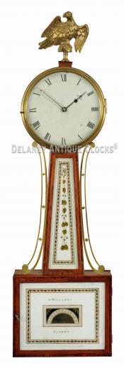 Simon Willard's Patent Timepiece. XXSL-2. Delaney Antique Clocks.