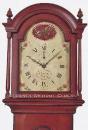  Jonathan Barker of Ashby, Massachusetts. Grandfather clock. 213129.