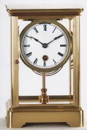 Boston Clock Company of Boston, MA. Crystal regulator mantel clock. 213139.