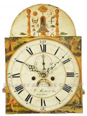 J. Martin & Son of New York, New York. A masonic-themed clock dial. SS-160. Delaney Antique Clocks.